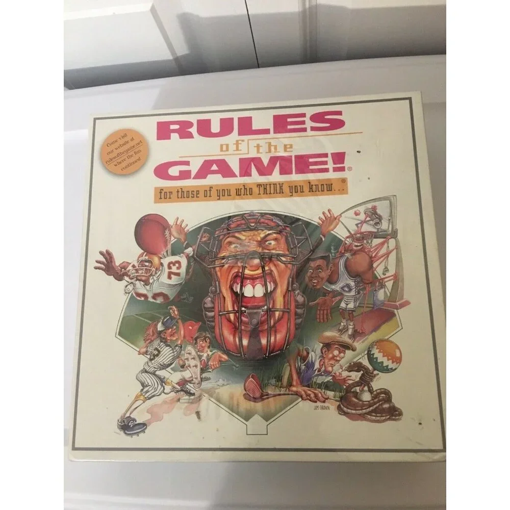 New Rules of the Game 1995 Sports Trivia Board game~New & Factory‎ Sealed